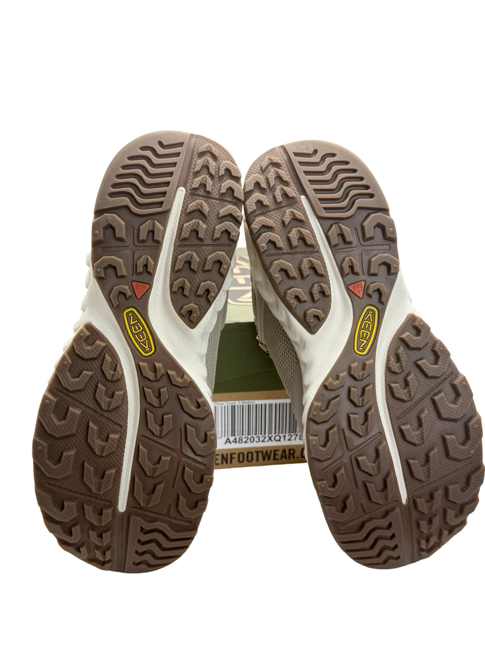 Keen Women's NXIS Evo Waterproof Hiking Shoes in Plaza Taupe/Ibis Rose - Picture 10 of 13